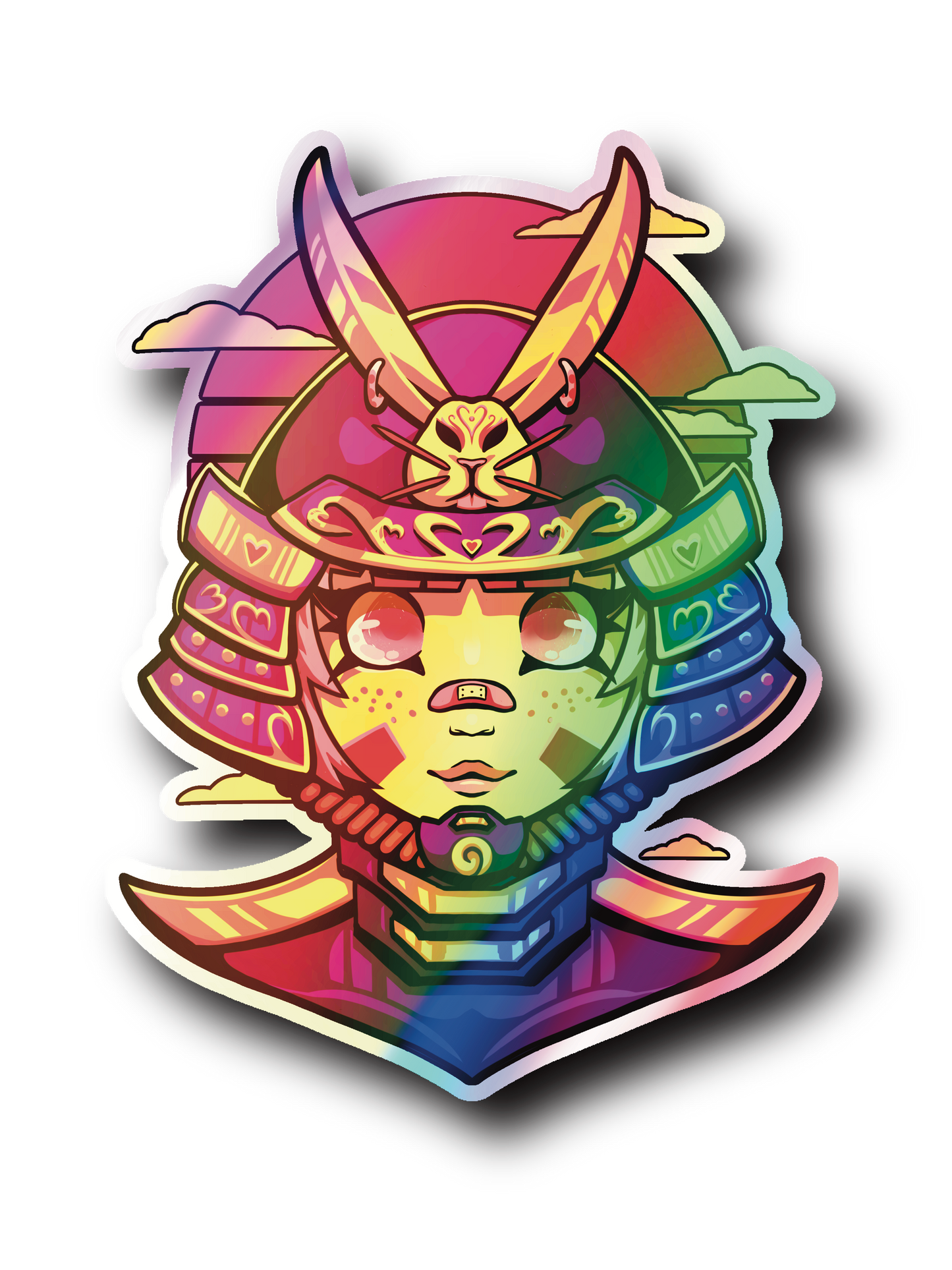 "Bunny Samurai" Sticker